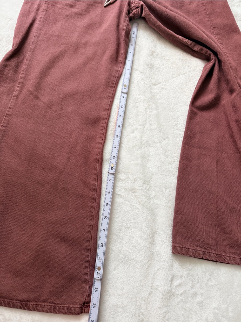 Pilcro Wide-Leg Drawstring Pants in Plum/brown - Picture 11 of 12